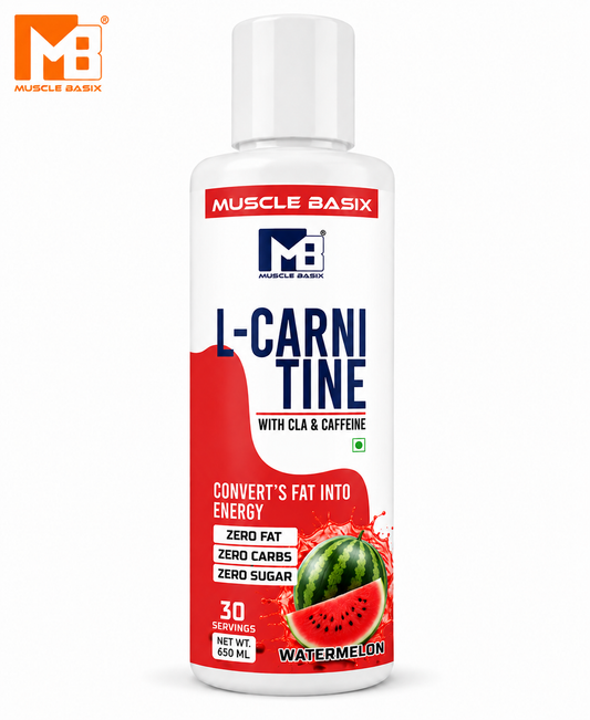 Muscle Basix L-carnitine 3300mg with CLA & Caffeine