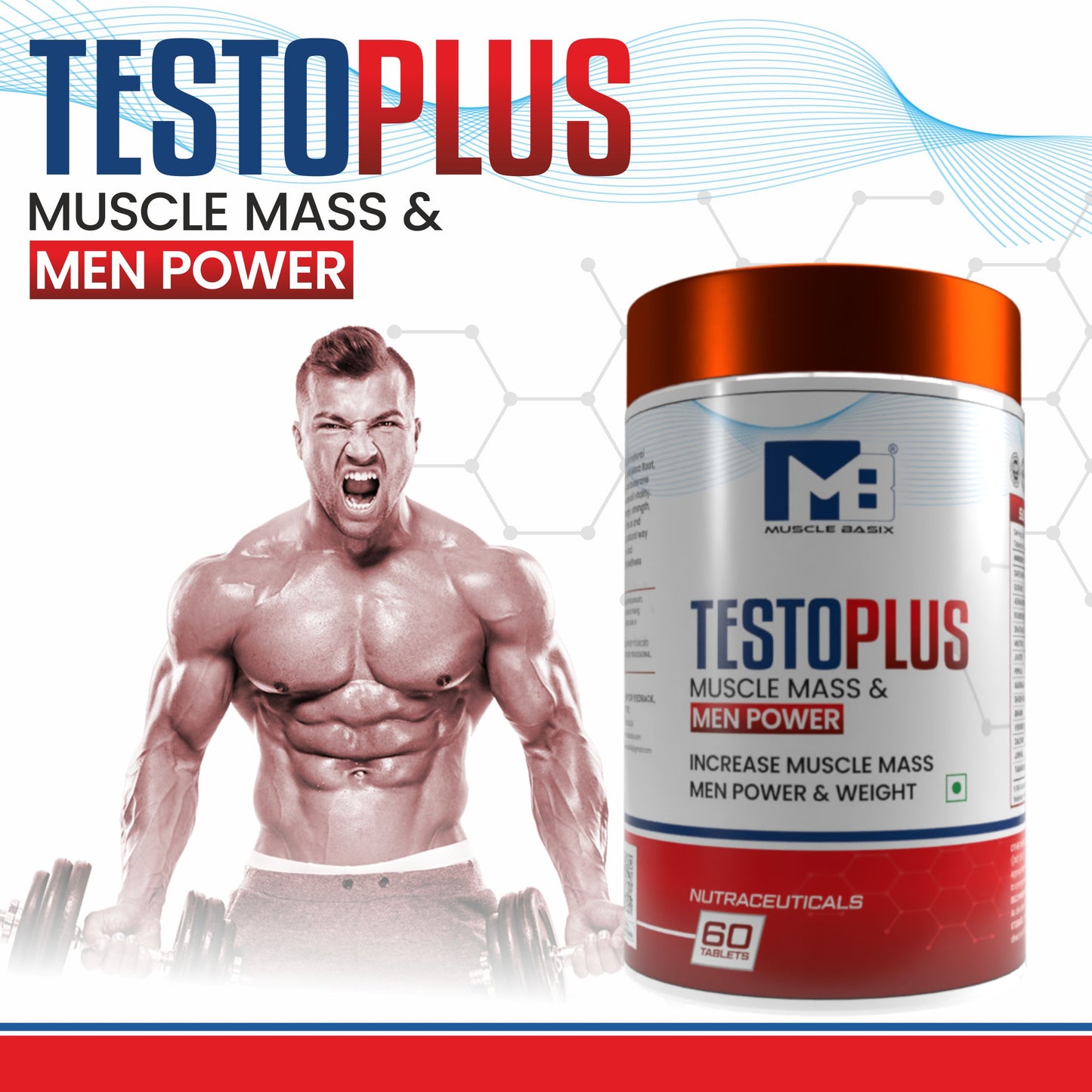 Muscle Basix Testo Plus 60tab