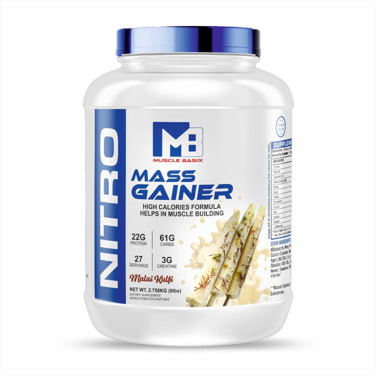 Muscle Basix Nitro Mass Gainer