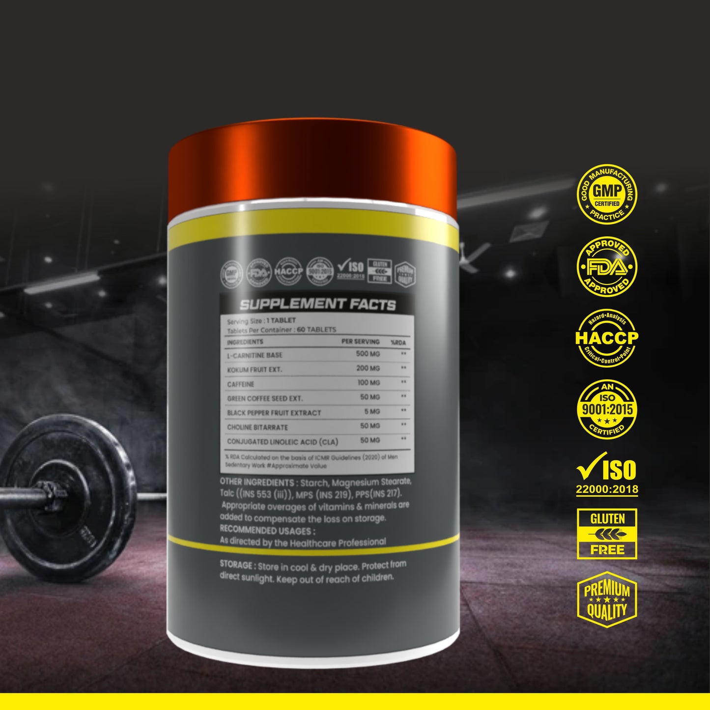 Muscle Basix Burn Fast 60tab