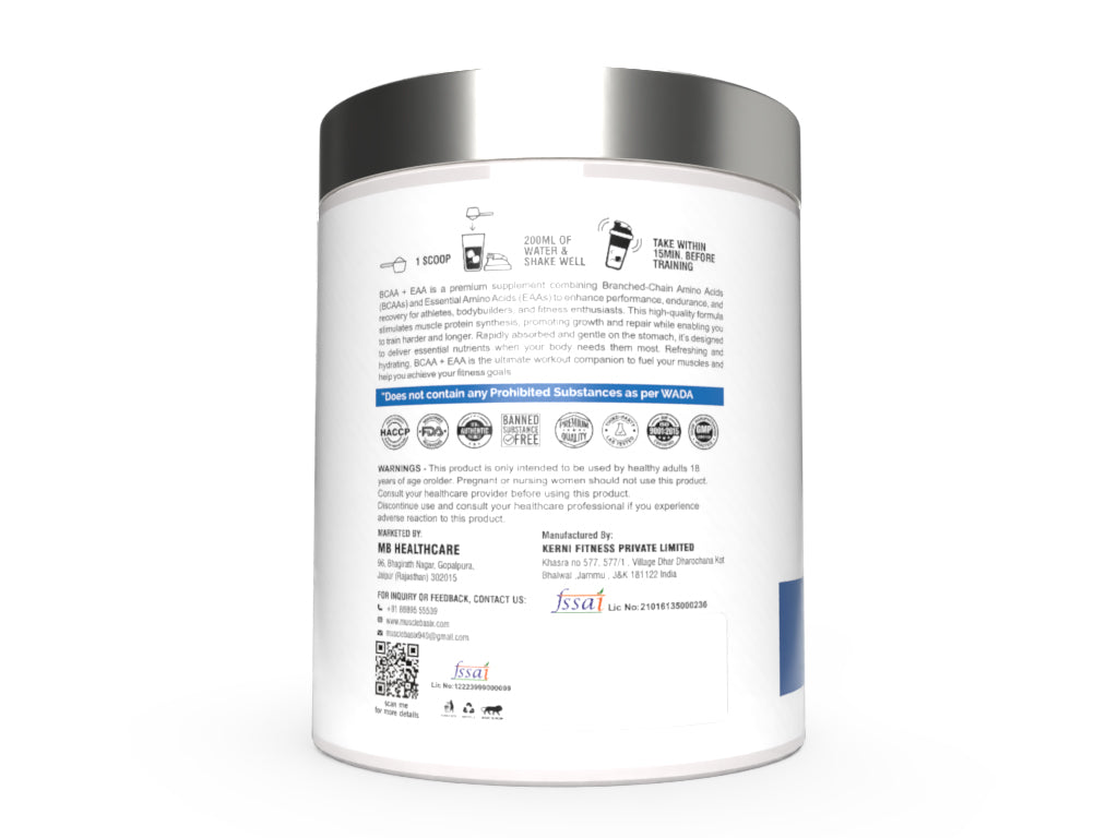 Muscle Basix BCAA +EAA 300 Gm.