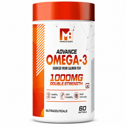 Muscle Basix Advanced Omega-3 Double Strength 60 Softgels