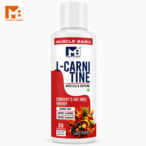 Muscle Basix L-carnitine 3300mg with CLA & Caffeine