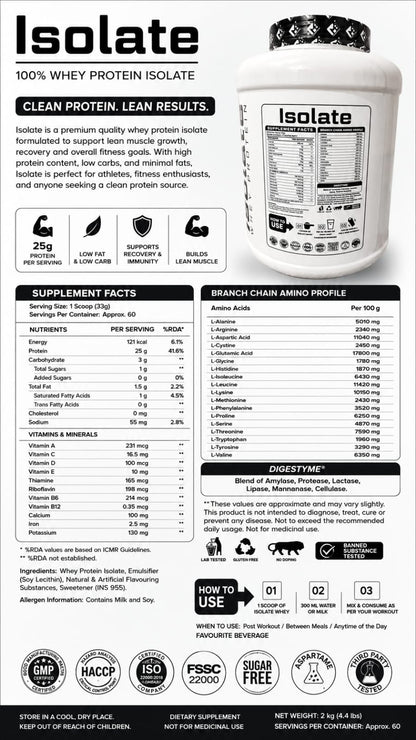 Muscle Basix Isolate Whey Protein