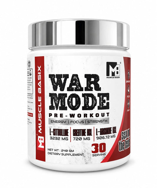 Muscle Basix War Mode Pre Workout 240g.