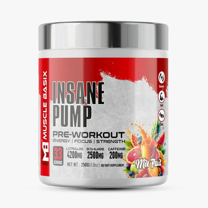 Muscle Basix Insane Pump Pre Workout 250 gm