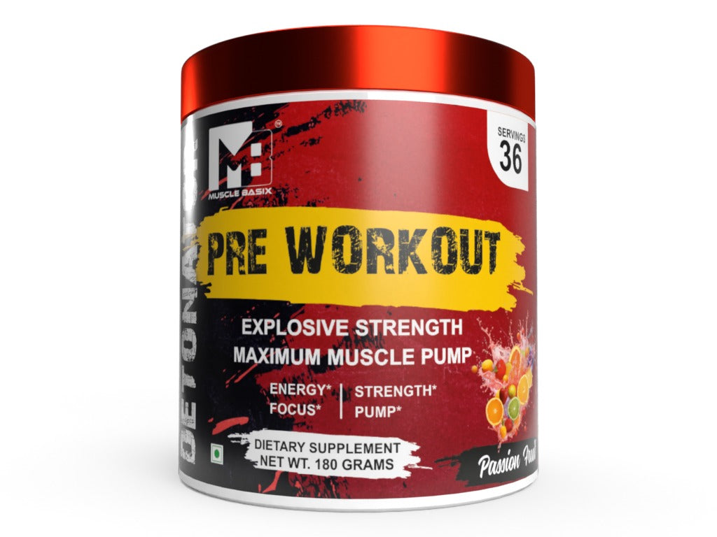 Muscle Basix Detonator Pre Workout 180g.