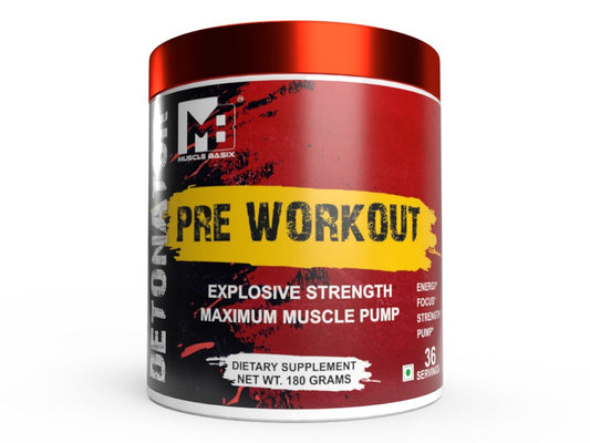 Muscle Basix Detonator Pre Workout 180g.