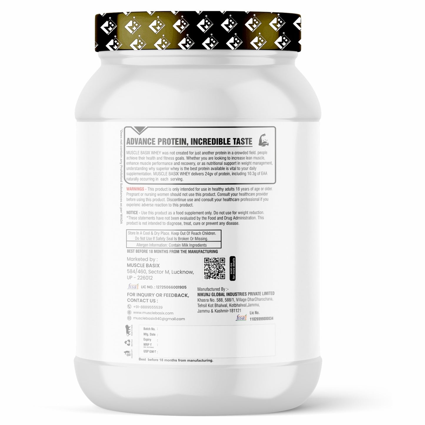 Muscle Basix WPC 80