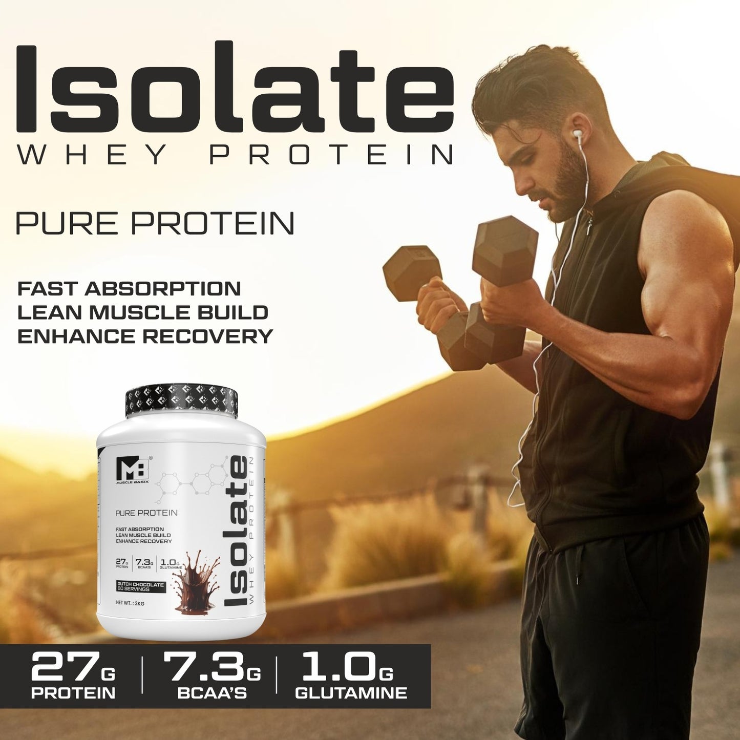 Muscle Basix Isolate Whey Protein