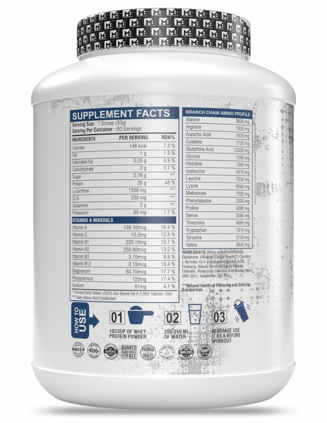 Muscle Basix Ripped Whey