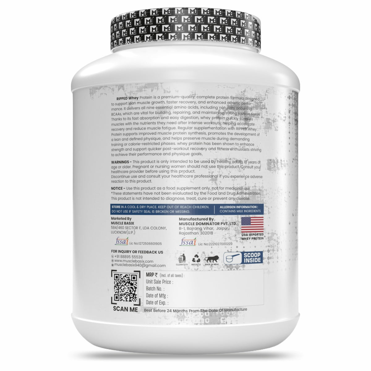 Muscle Basix Ripped Whey