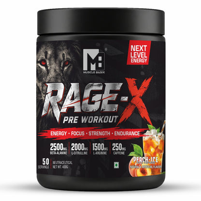 Muscle Basix Rage-X Pre Workout 400G