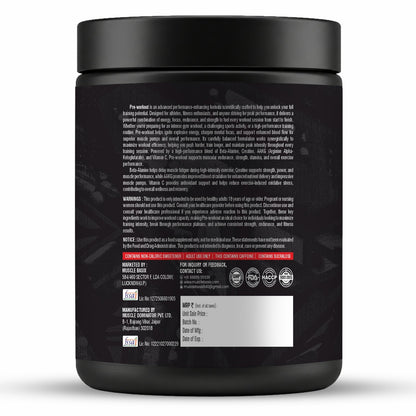 Muscle Basix Rage-X Pre Workout 400G