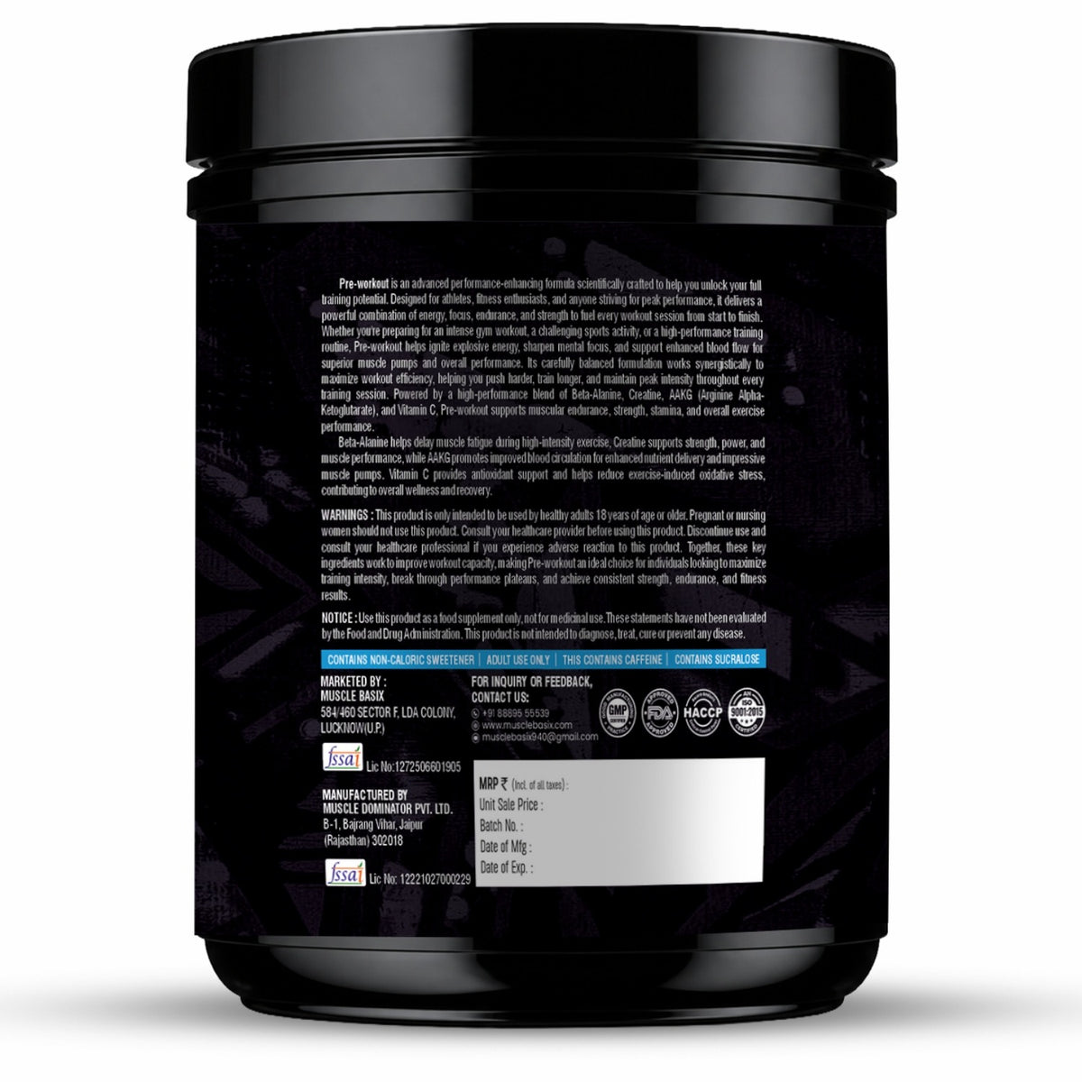Muscle Basix Beast Mode Pre Workout