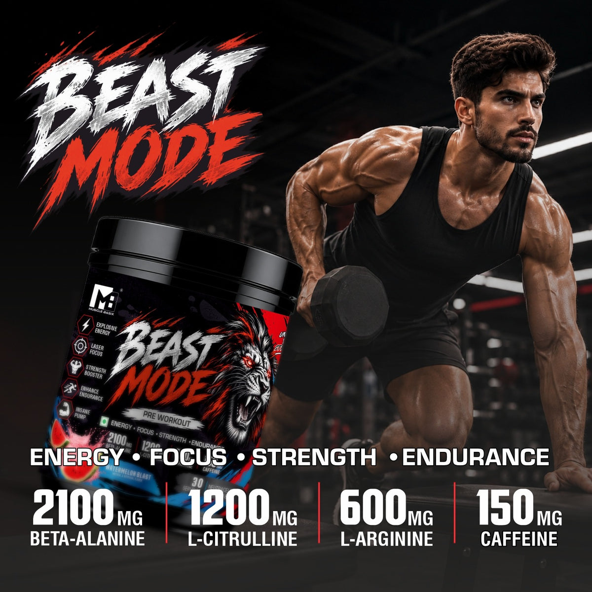 Muscle Basix Beast Mode Pre Workout