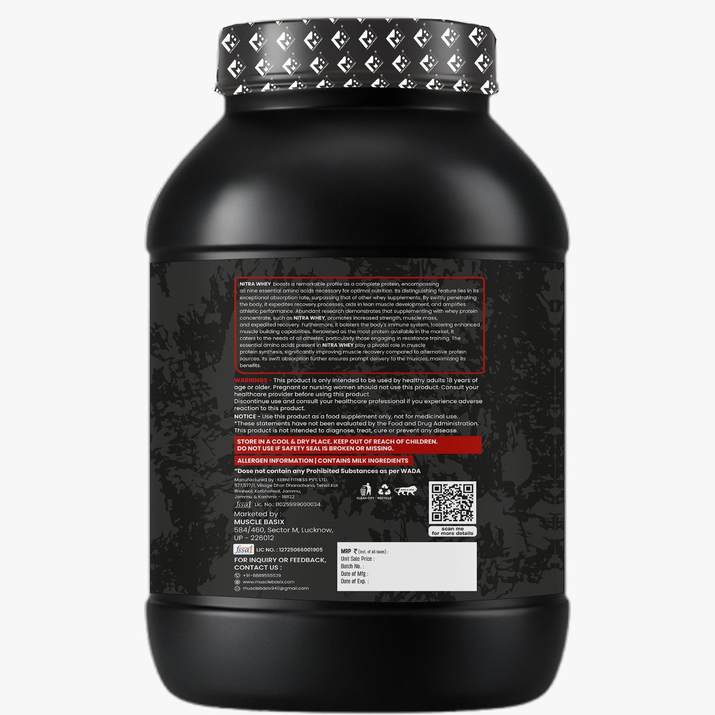 Muscle Basix Nitra Whey