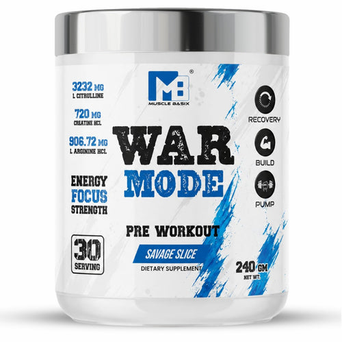 Muscle Basix War Mode Pre Workout 240g.