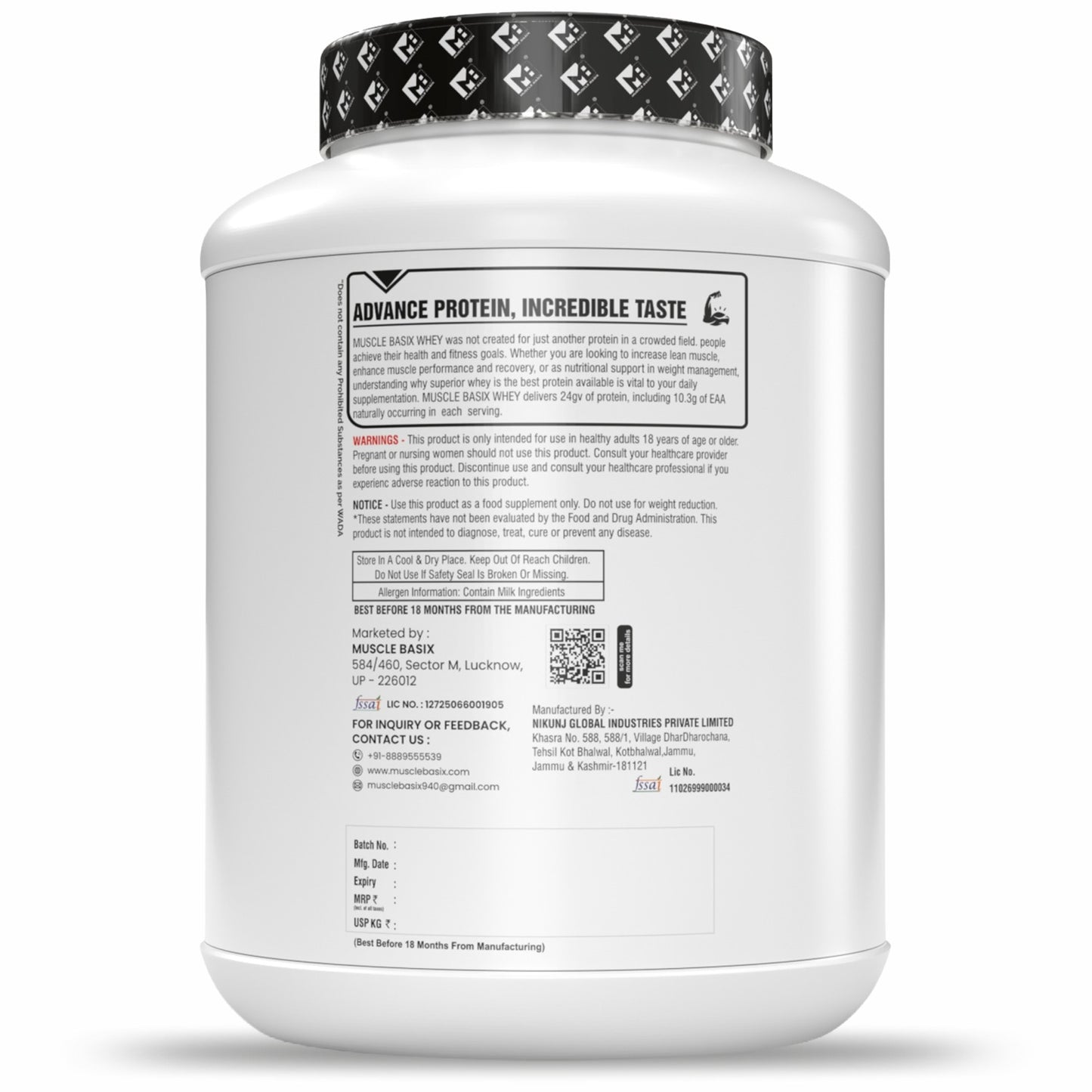 Muscle Basix WPC 80
