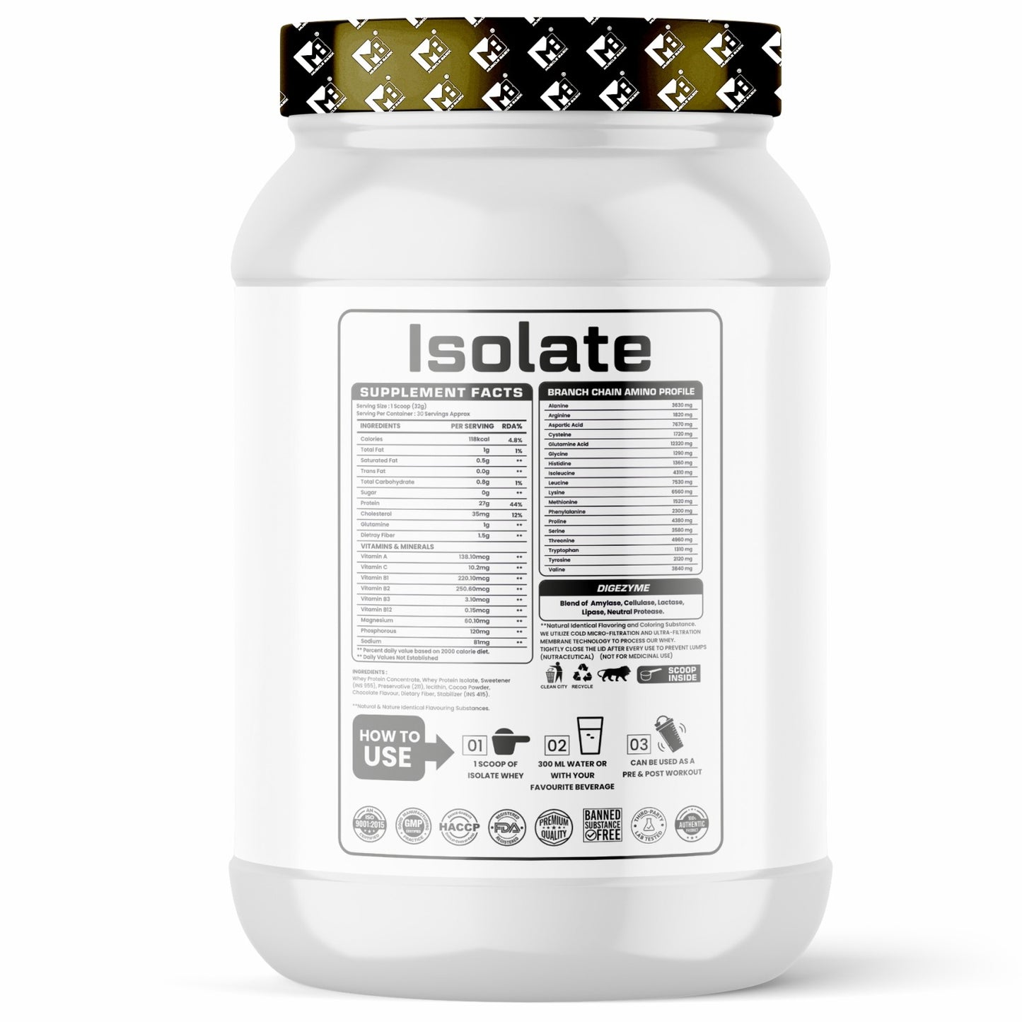Muscle Basix Isolate Whey Protein