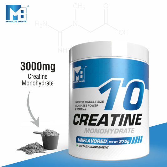 Muscle Basix Creatine Unflavored  270g.