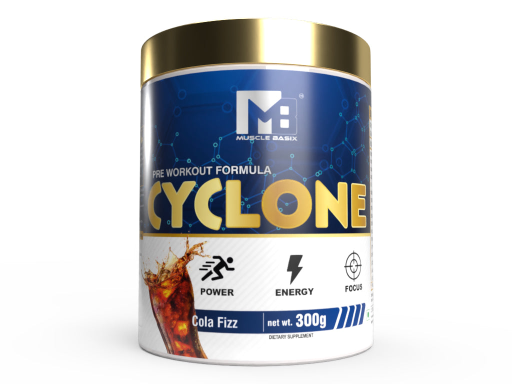 Muscle Basix Cyclone Pre Workout 300Gm.