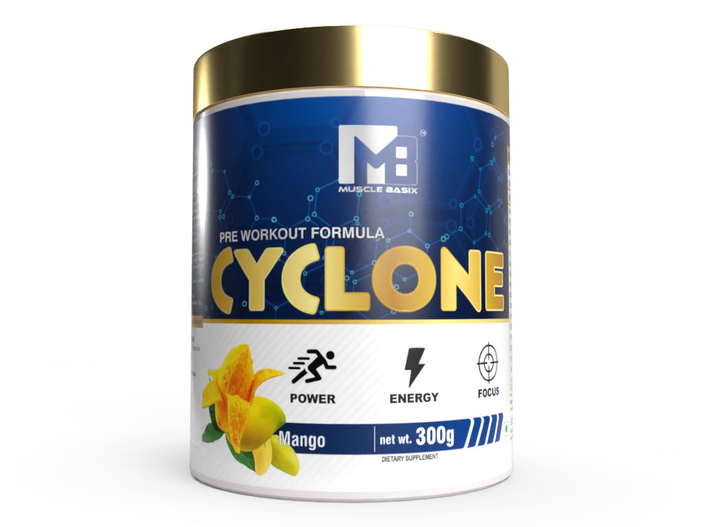 Muscle Basix Cyclone Pre Workout 300Gm.