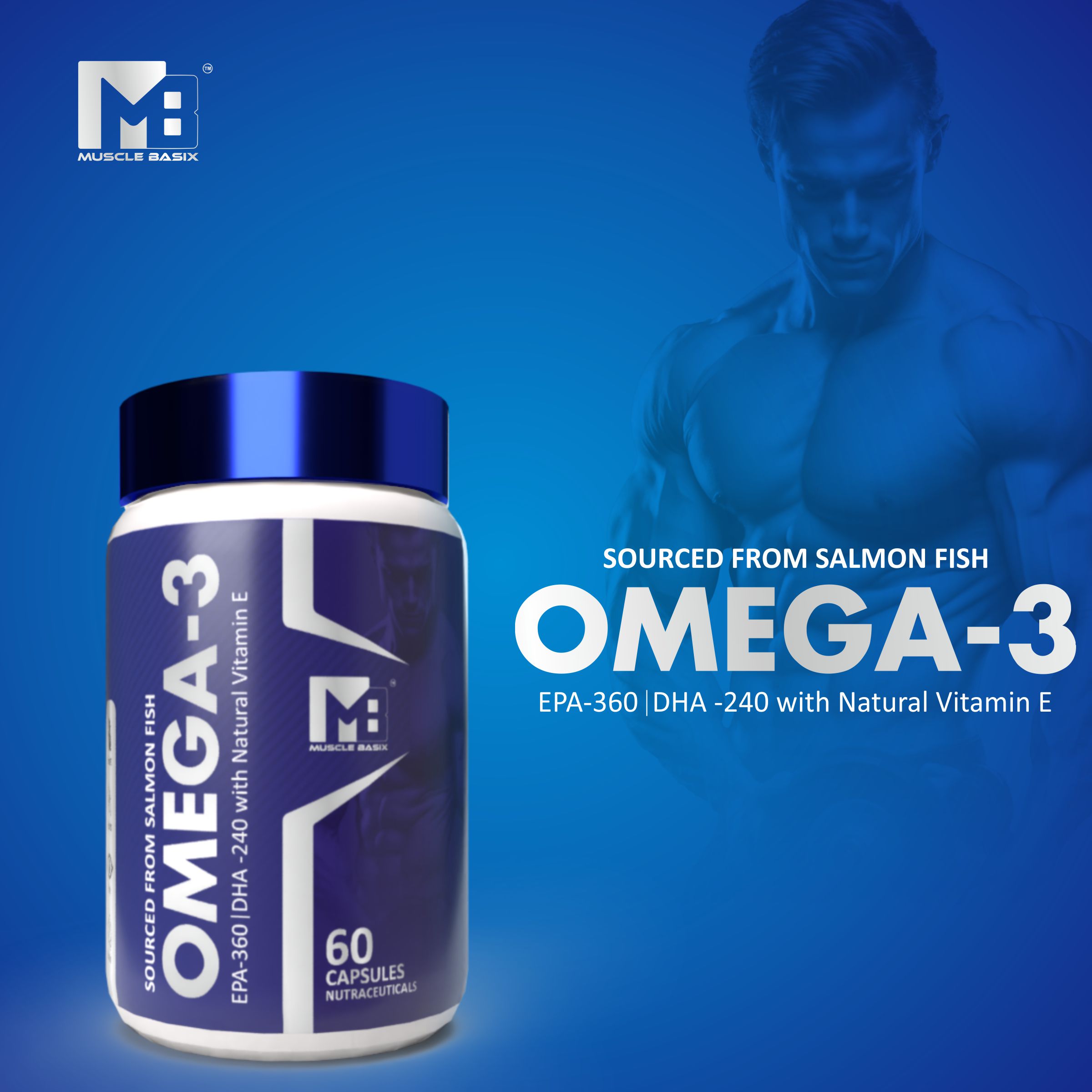 MUSCLE BASIX Omega-3 Fish Oil