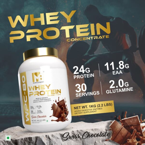 MB Whey Protein WPC-80 | 24g Protein | 11.8g EAA | 2 kg - Image 9