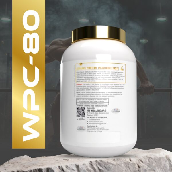 MB Whey Protein WPC-80 | 24g Protein | 11.8g EAA | 2 kg - Image 6