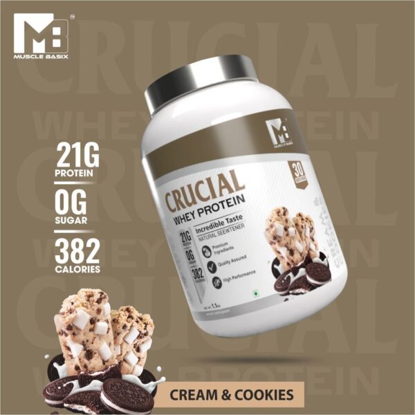 Crucial Whey Protein | 21g Protein | 382kCal Energy - Image 4