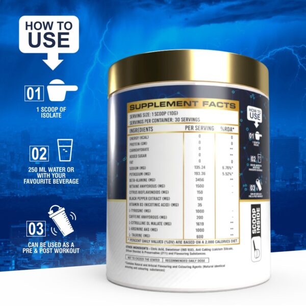 Cyclone Pre Workout 300 Gm - Image 5