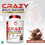 MUSCLE BASIX CRAZY BULK GAINER 32GM PROTEIN | 562 KCAL ENERGY | 3G CREATINE